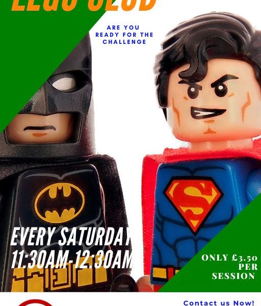 Lego Club Sat 11.30 to12.30pm